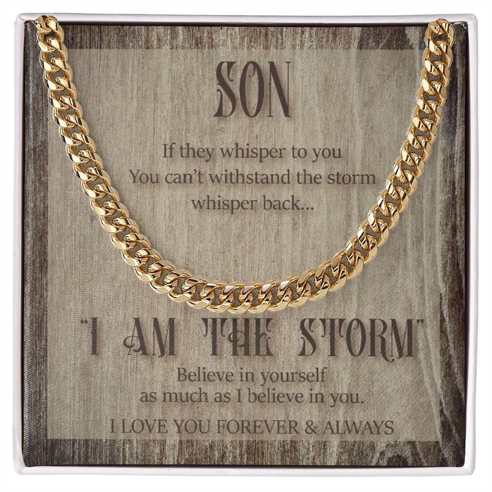 Son - Believe In Yourself - Cuban Link Chain