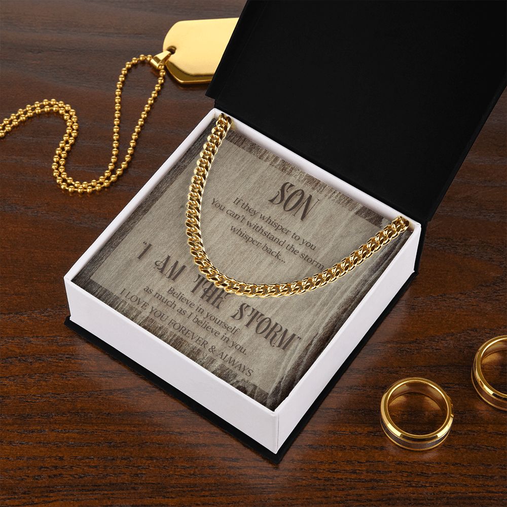 Son - Believe In Yourself - Cuban Link Chain