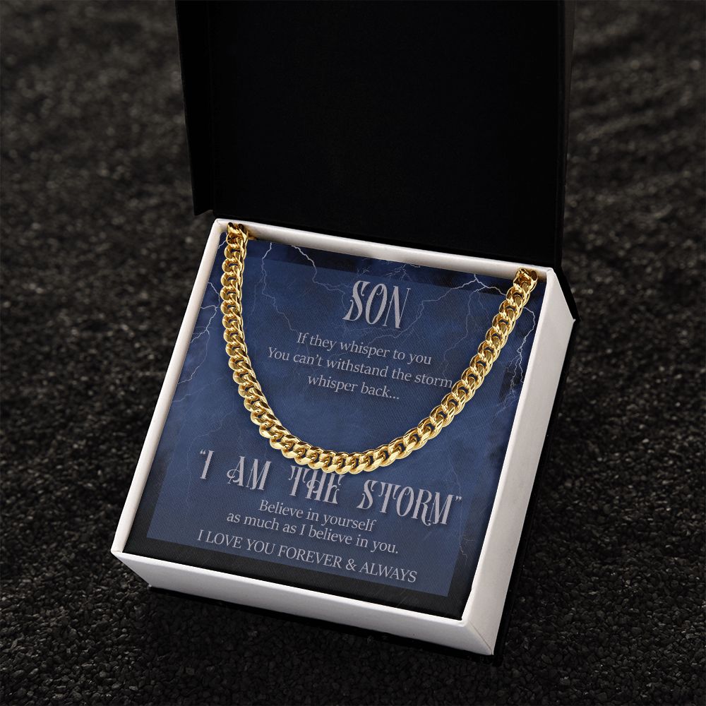 Son - Believe In Yourself - Cuban Link Chain