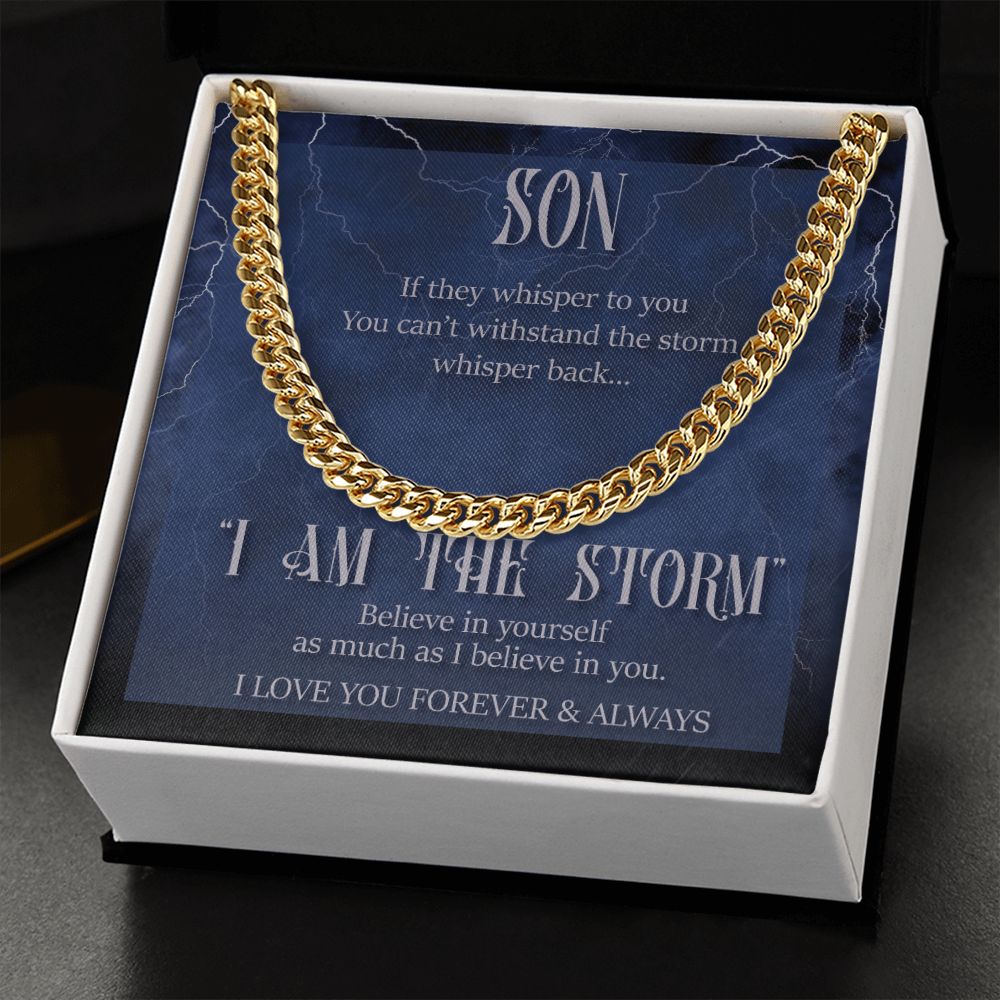 Son - Believe In Yourself - Cuban Link Chain