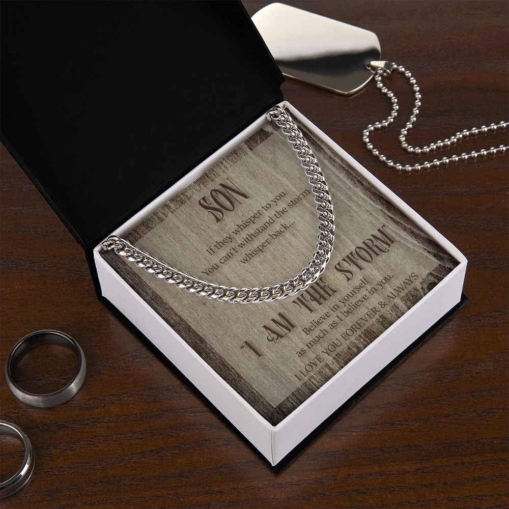 Son - Believe In Yourself - Cuban Link Chain