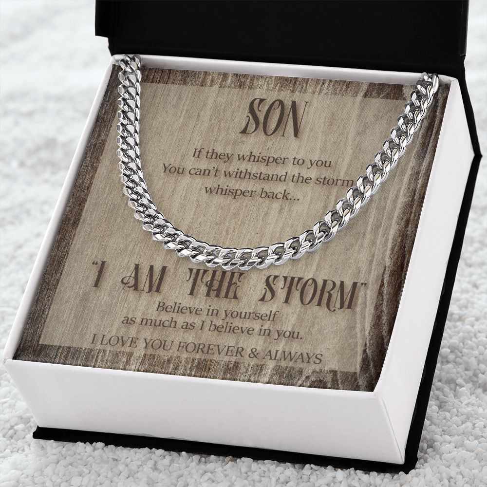 Son - Believe In Yourself - Cuban Link Chain
