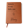 Personalized Letters to My Little One Journal, Pregnancy Keepsake Notebook, Baby Shower Gift for Mom, Custom Vegan Leather Baby Memory Journal