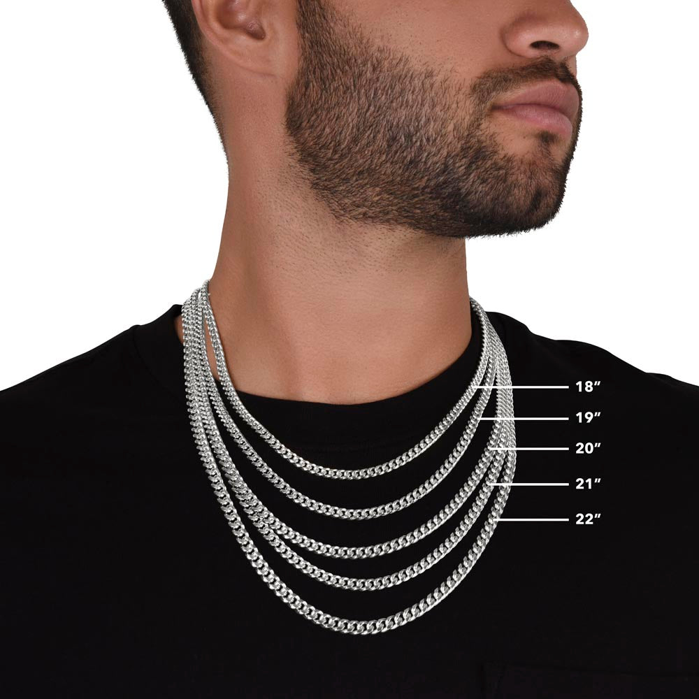 Will You Be My Best Man Gift, Cuban Link Chain Necklace, Best Man Proposal Gift from Groom, Groomsman Gift, Wedding Party Gift for Men