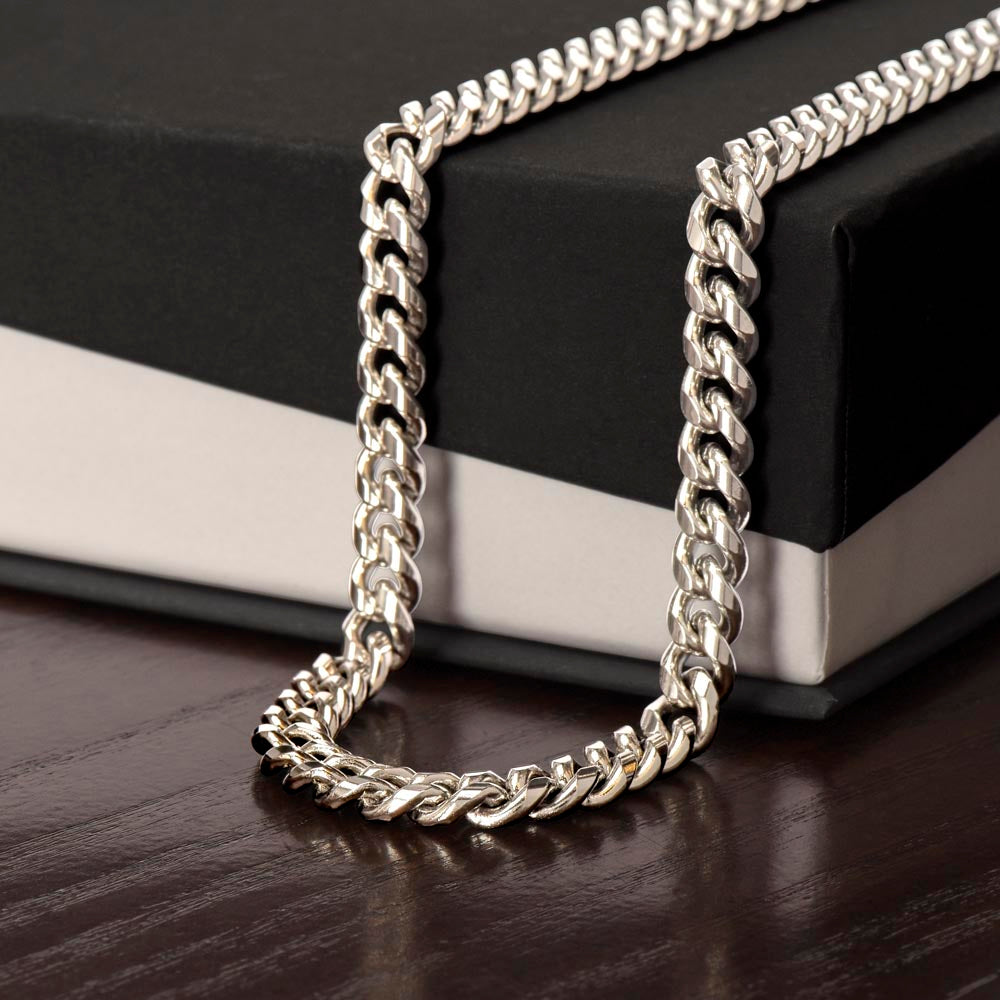 Will You Be My Best Man Gift, Cuban Link Chain Necklace, Best Man Proposal Gift from Groom, Groomsman Gift, Wedding Party Gift for Men