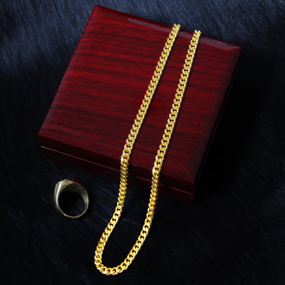 Will You Be My Best Man Gift, Cuban Link Chain Necklace, Best Man Proposal Gift from Groom, Groomsman Gift, Wedding Party Gift for Men