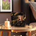 Personalized Black and Gold Graduation Acrylic Block for Her, Custom Class of 2026 Photo Keepsake