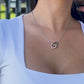 To My Daughter: I Love You - Merry Christmas! - Interlocking Hearts Necklace