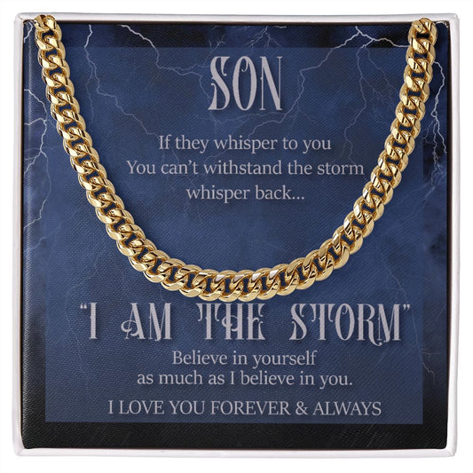 Son - Believe In Yourself - Cuban Link Chain