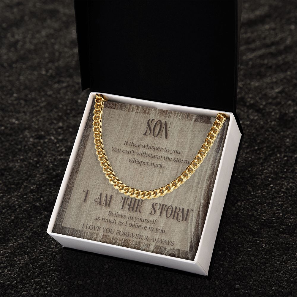 Son - Believe In Yourself - Cuban Link Chain
