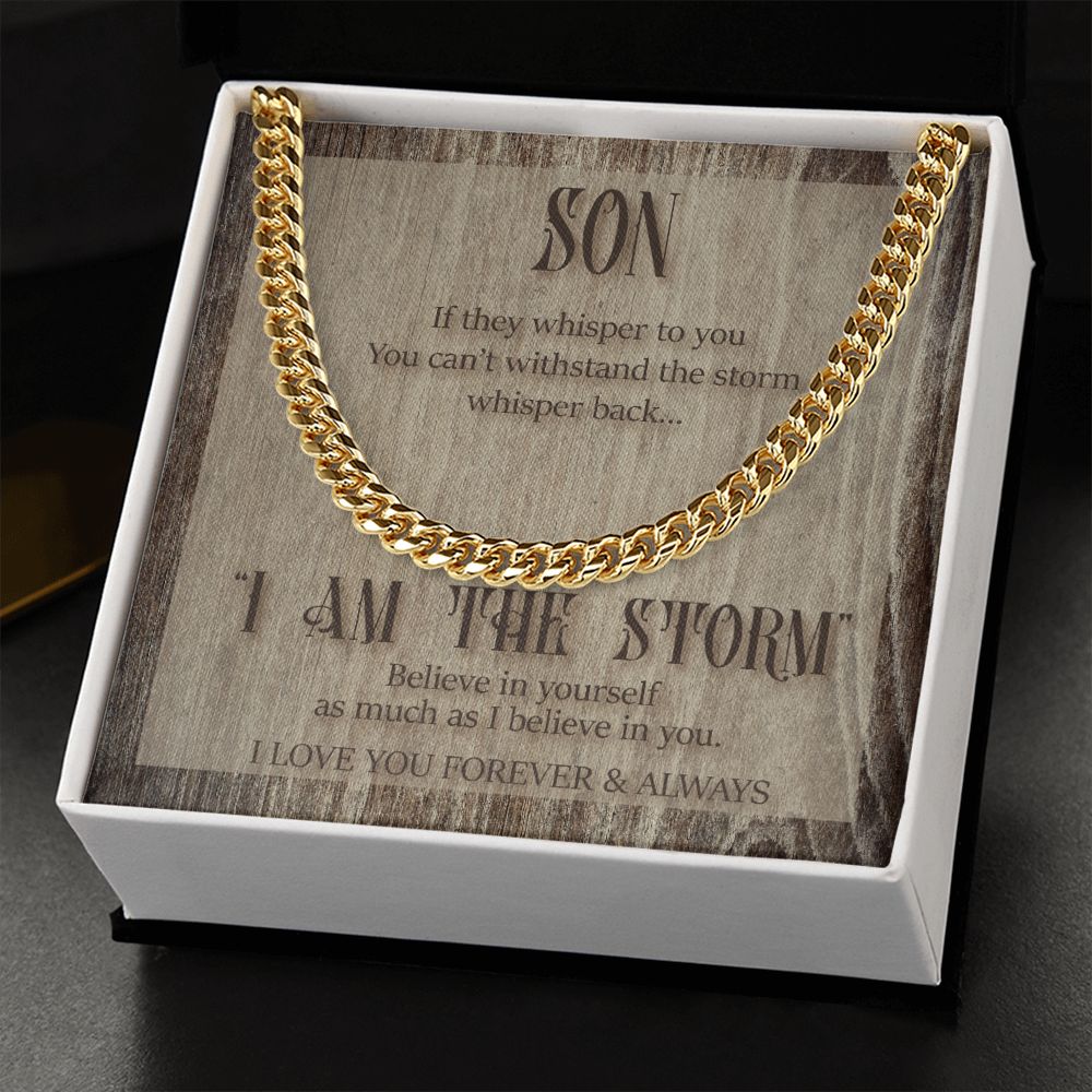 Son - Believe In Yourself - Cuban Link Chain