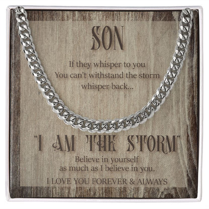 Son - Believe In Yourself - Cuban Link Chain