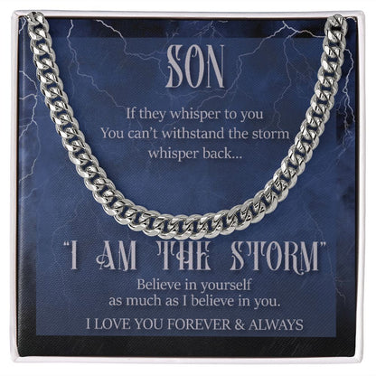 Son - Believe In Yourself - Cuban Link Chain