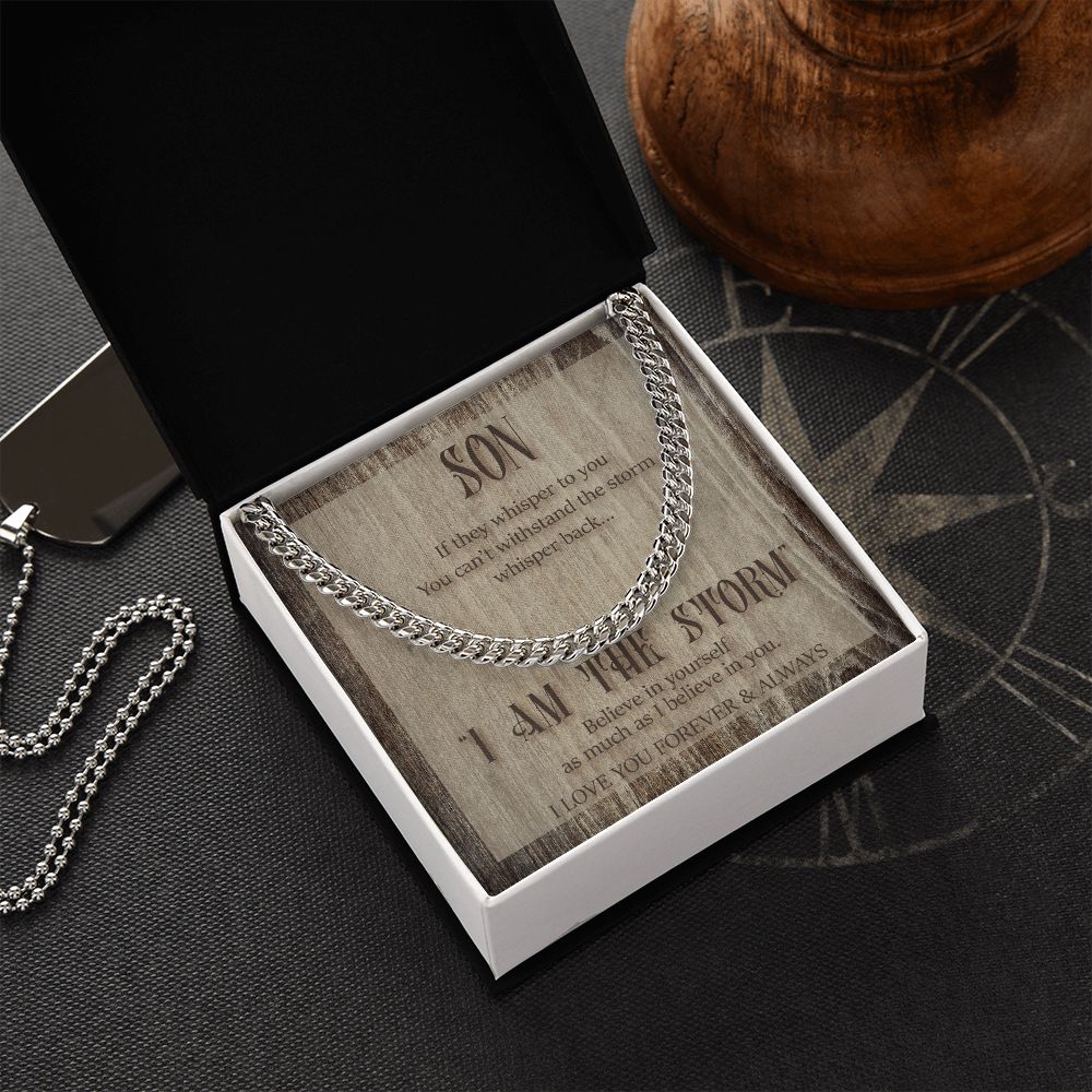 Son - Believe In Yourself - Cuban Link Chain