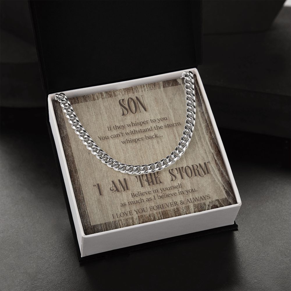 Son - Believe In Yourself - Cuban Link Chain