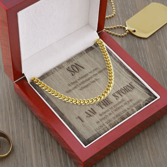 Son - Believe In Yourself - Cuban Link Chain